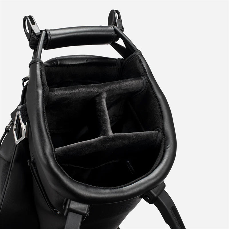 Carbon Lux Stand Bag Pebbled Black