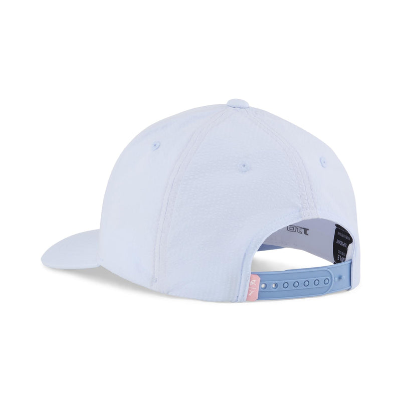 x AP Seersucker Six Panel Cap Zen Blue