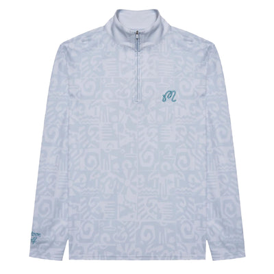 Capo Performance Quarter Zip Silver