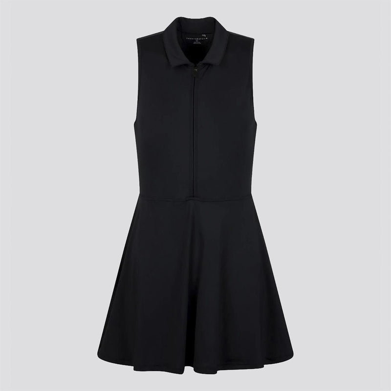 Womens Moveknit Sleeveless Zip Dress 2.0 Black