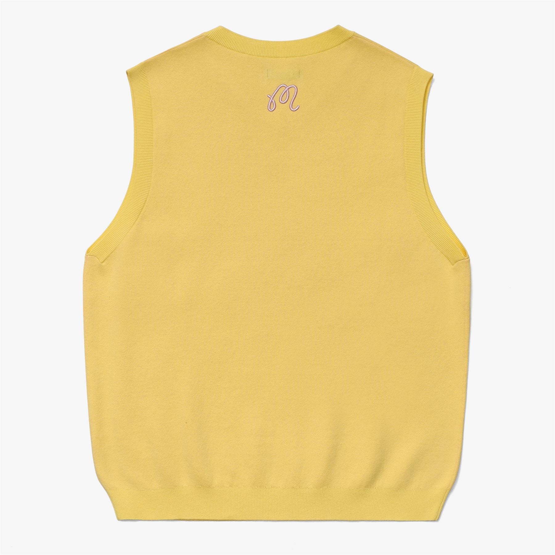 【新品未使用 / 正規品 / L】MALBON GOLF WINGER VEST Men's 2025 U.S. Open Malbon Golf Black Pullover Vest