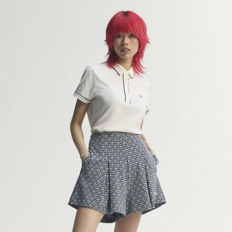 Womens Originals All Over Skort Night Indigo/Chalk White