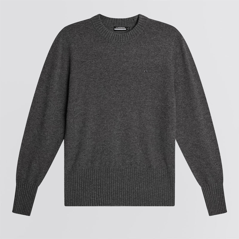 Womens Mina Knitted Sweater Dark Gray Melange