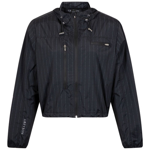 Womens Pinstripe Hooded Jacket Shepherd - SS25