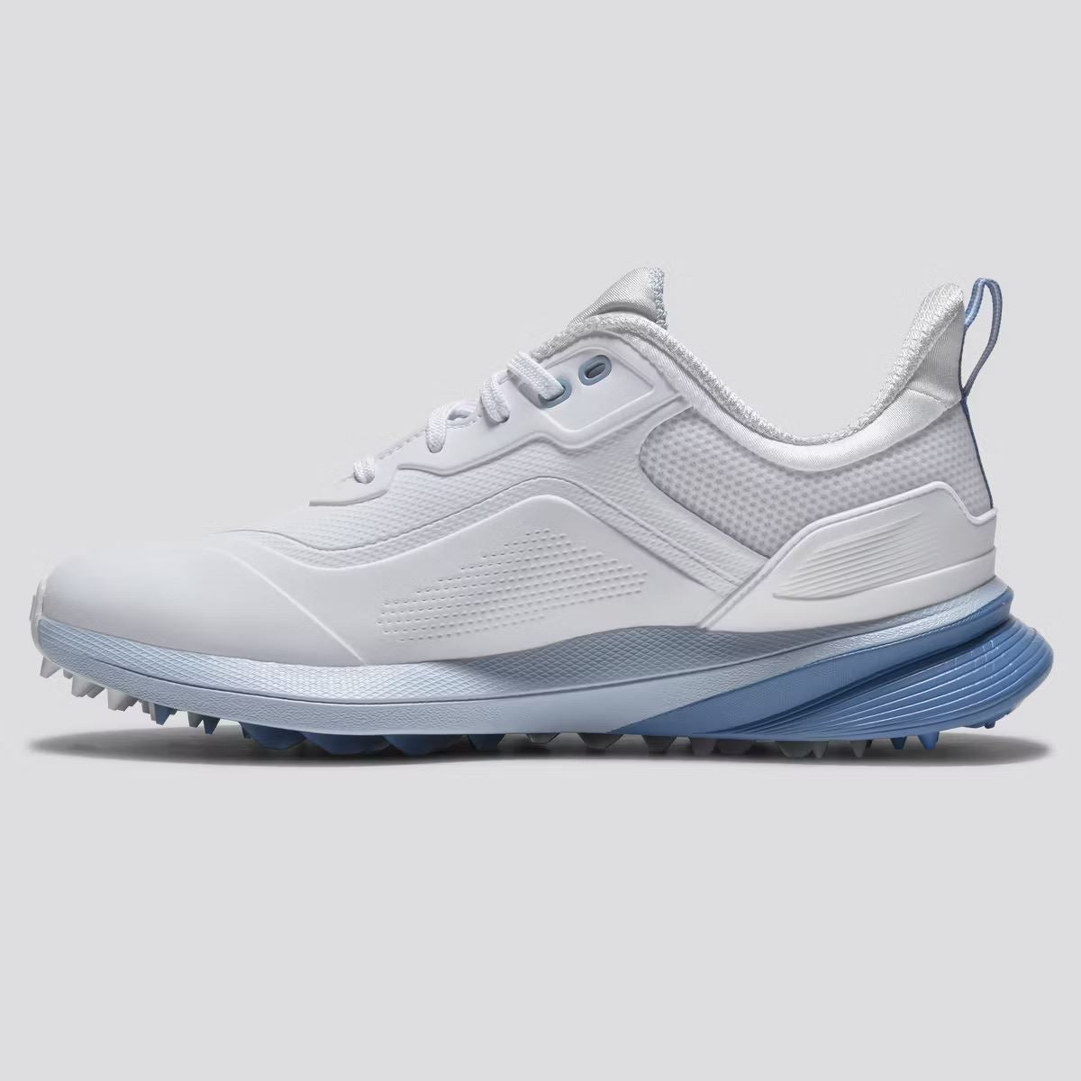 Womens ProSL26 Spikeless Laced Golf Shoes White/Blue
