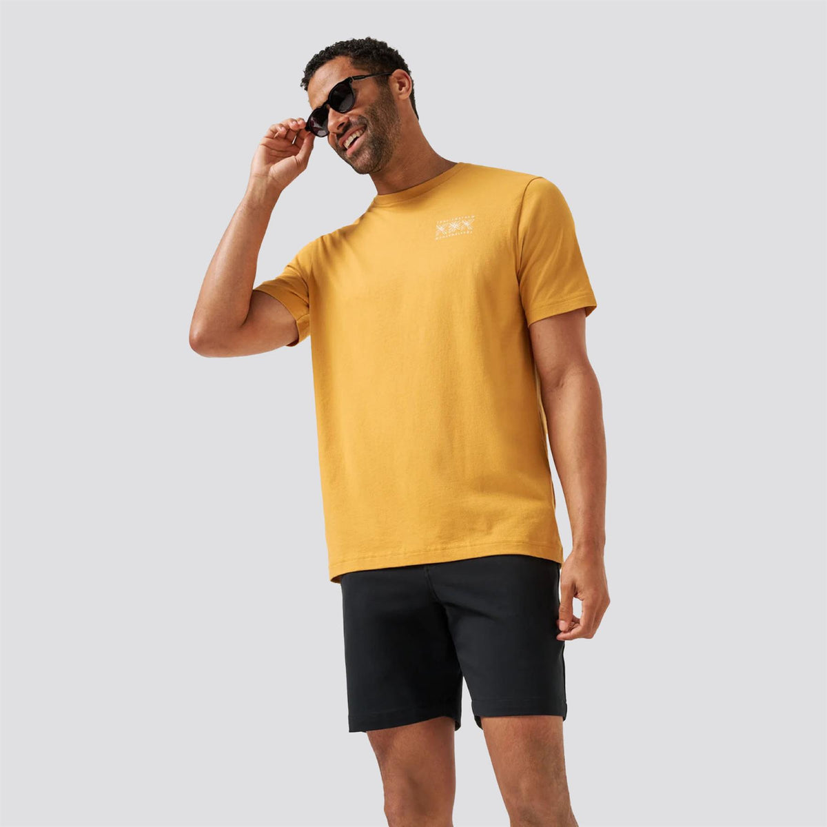 Crosscheck Tee Spruce Yellow