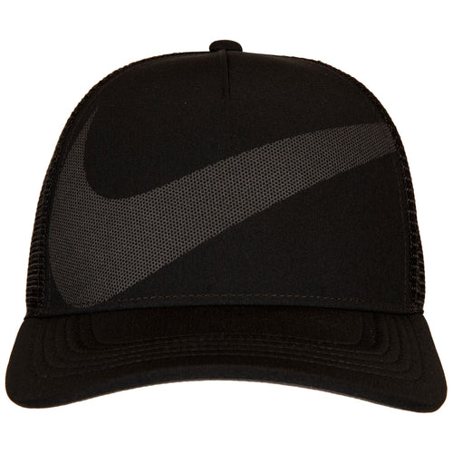 Dri-FIT Rise Big Swoosh Trucker Cap Black - SS25