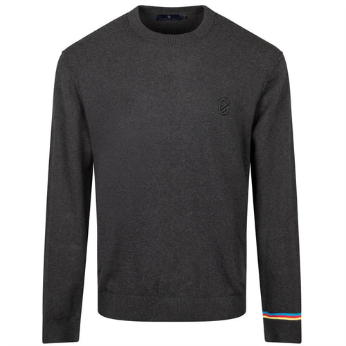 Wilcox Crew Neck Sweater Heather Charcoal - W24