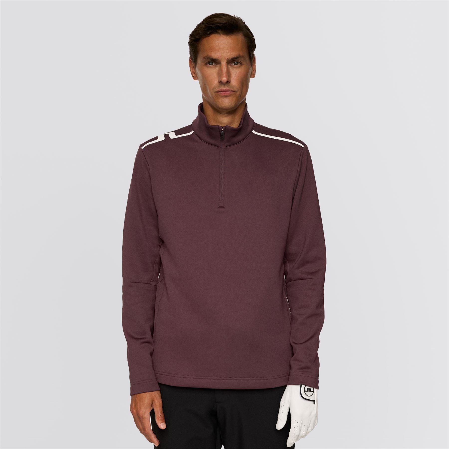 Vinnie Quarter Zip Mid Layer Huckleberry