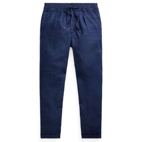 Polo Prepster Slim Tapered Linen Pants Navy - SS24