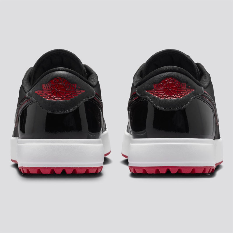 Air Jordan 1 Low G Spiked Golf Shoes Black/Varsity Red/White