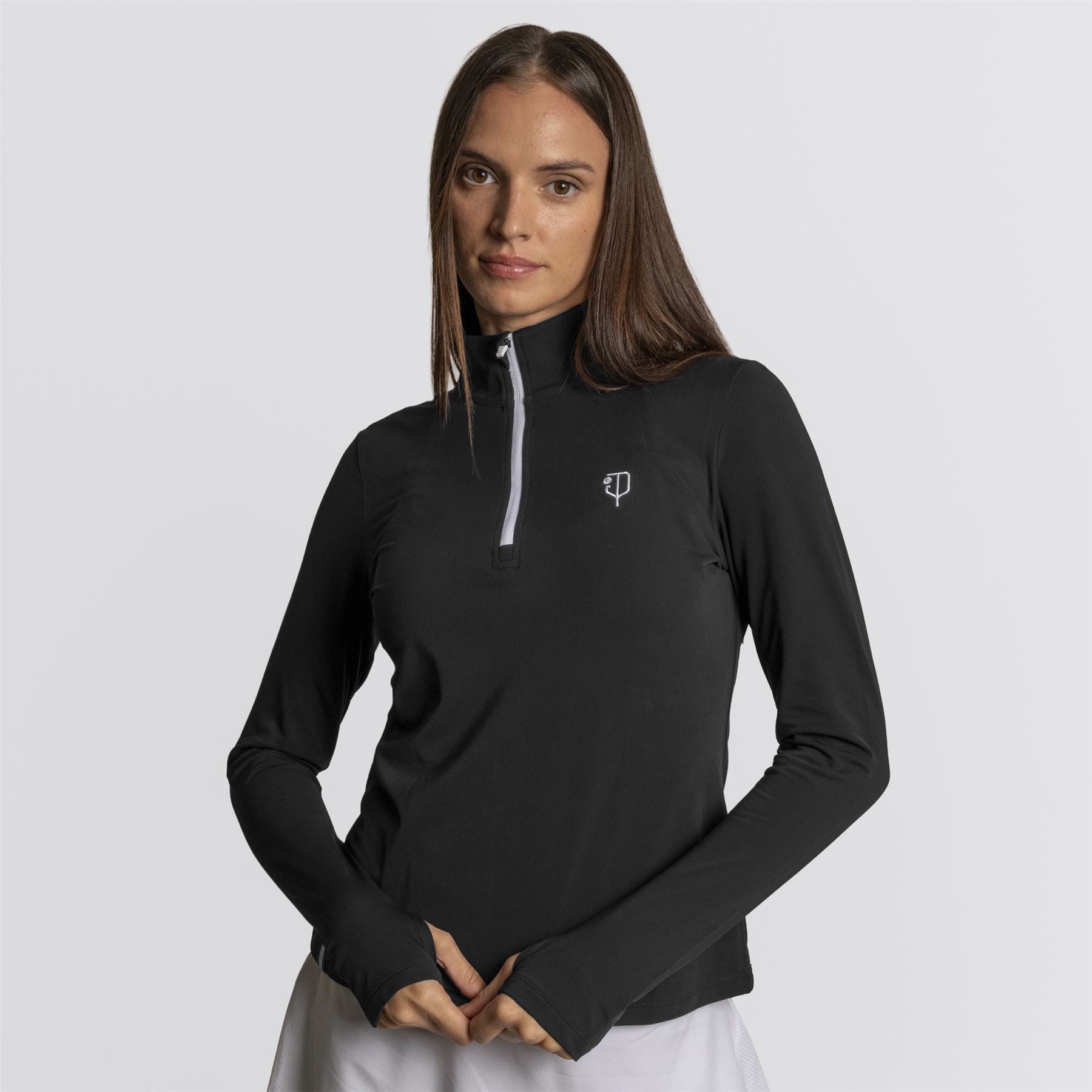 Regatta Quarter Zip Pure Black