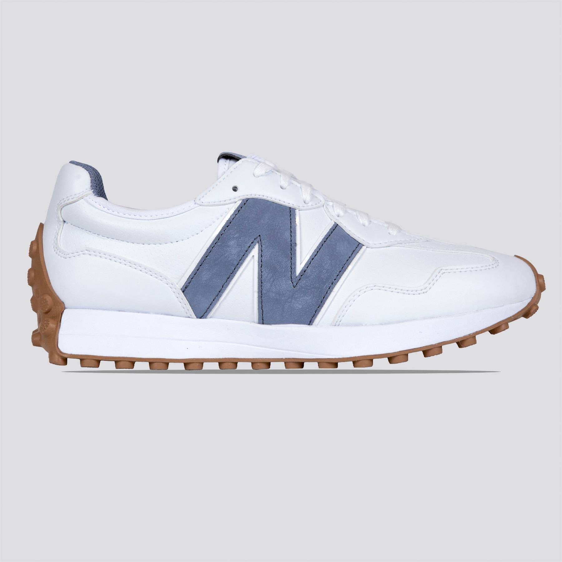 Womens 327 Spikeless Golf Shoes White/Blue