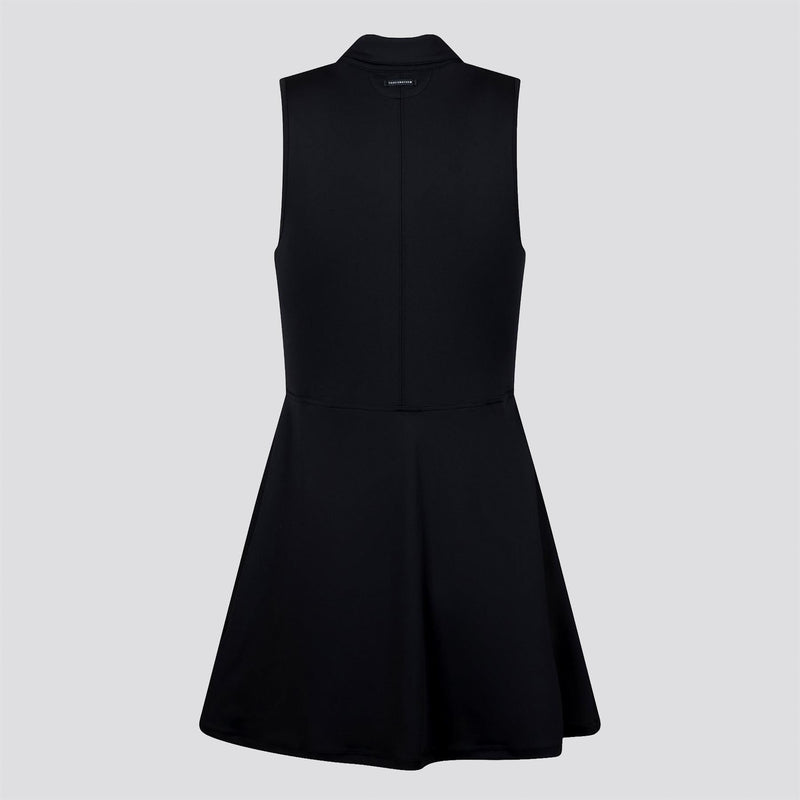 Womens Moveknit Sleeveless Zip Dress 2.0 Black