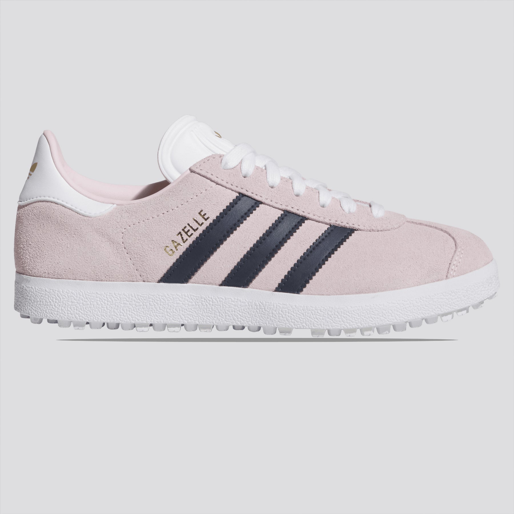 Womens Gazelle Spikeless Golf Shoes Pink/Indigo/White
