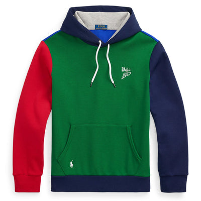 Polo Golf Mesh Double Knit Hoodie Tennis Green Multi
