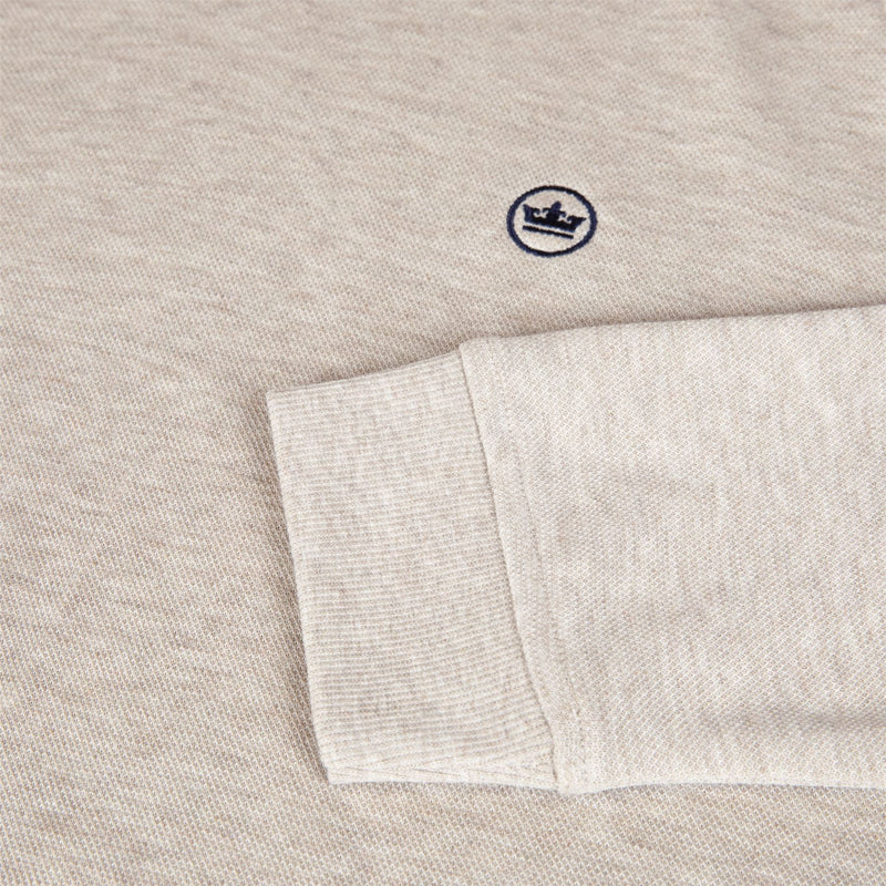 Crown Comfort Knit Hoodie Stone