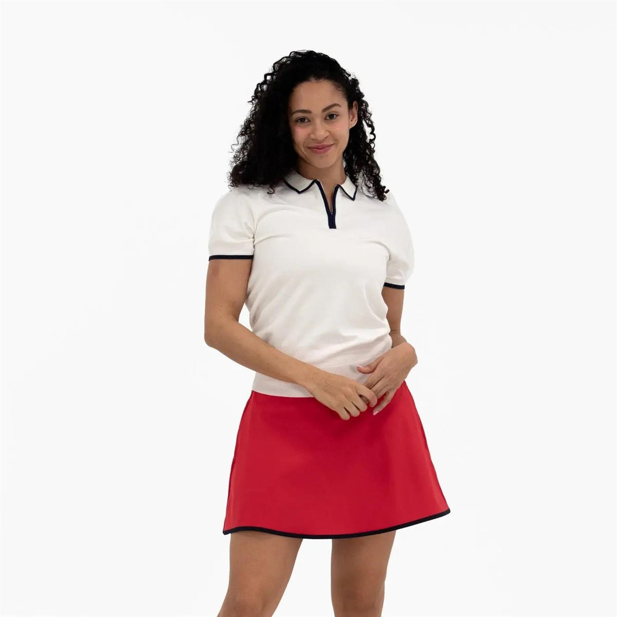 Womens Flare Skirt Red