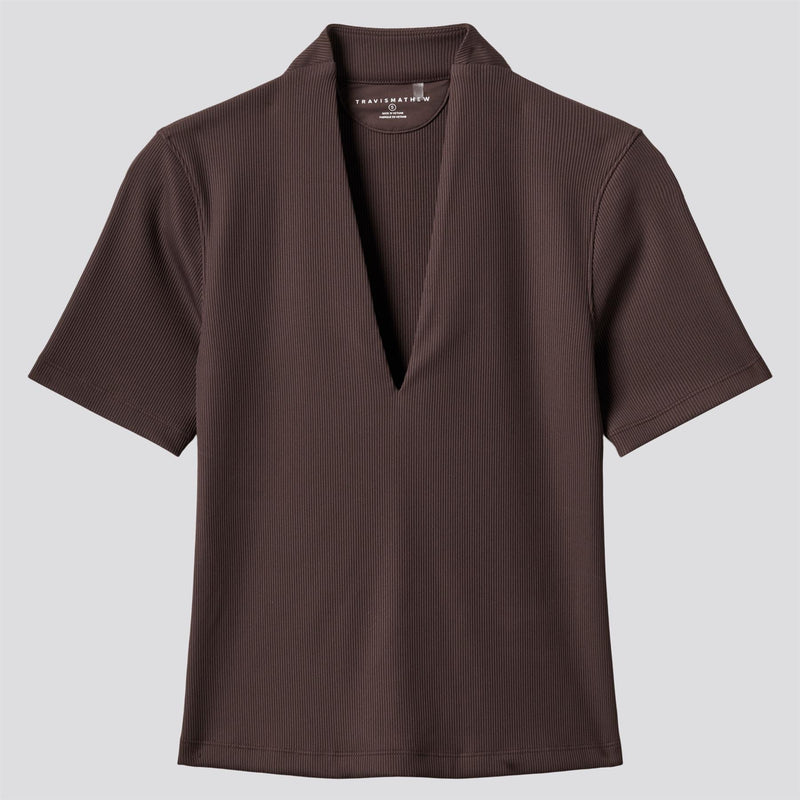 Womens Limitless Top Coffee Grounds