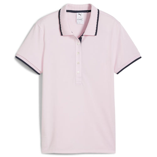 Womens AP Pique Polo Pale Pink - AW24