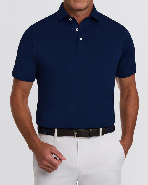 The Macdonald Knit Polo Navy
