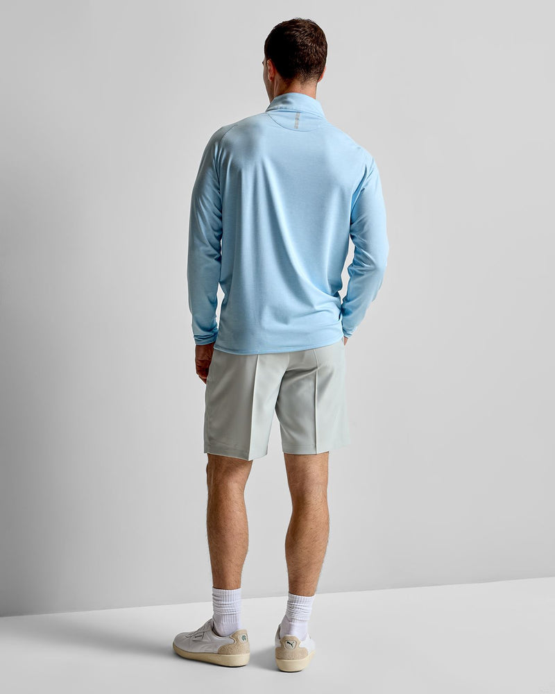 Stealth Performance Quarter Zip Mid Layer Blue Frost