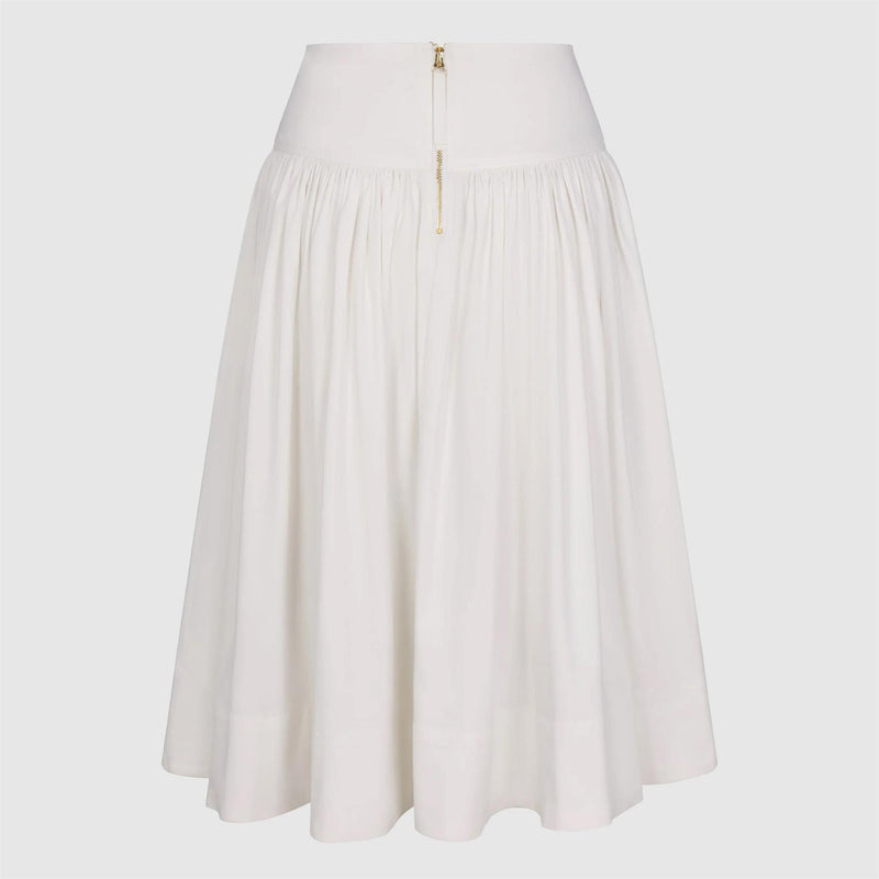 Womens Blair Skirt Pearl White