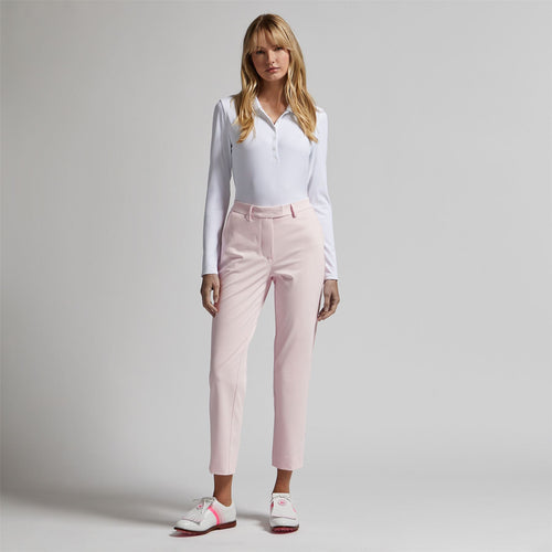 Womens Performance Twill Mid Rise Pants Blush