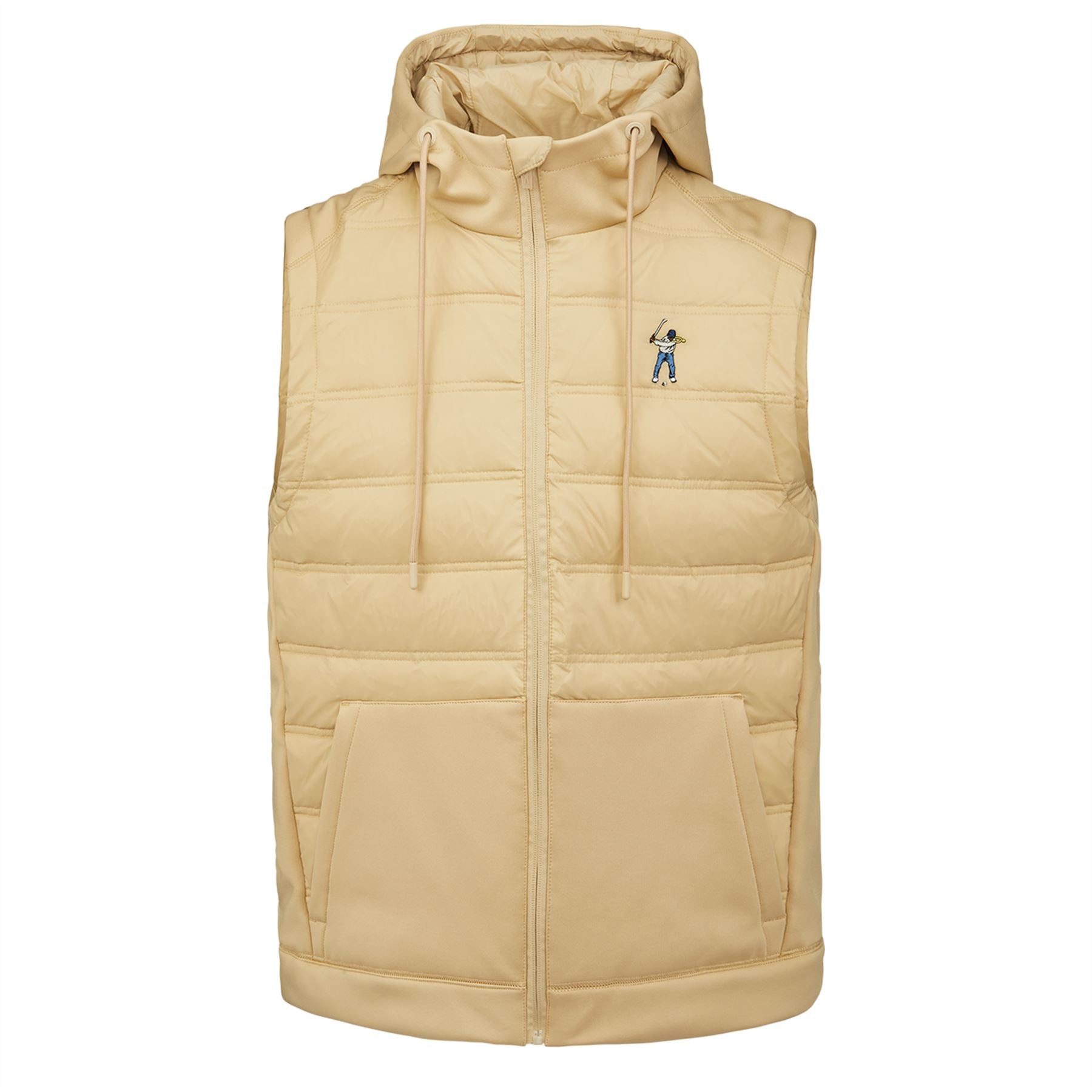 【EASTSIDE GOLF】HOODED PUFFER VEST Eastside Golf Hooded Puffer Vest Khaki | Vests | TRENDYGOLFUSA.COM