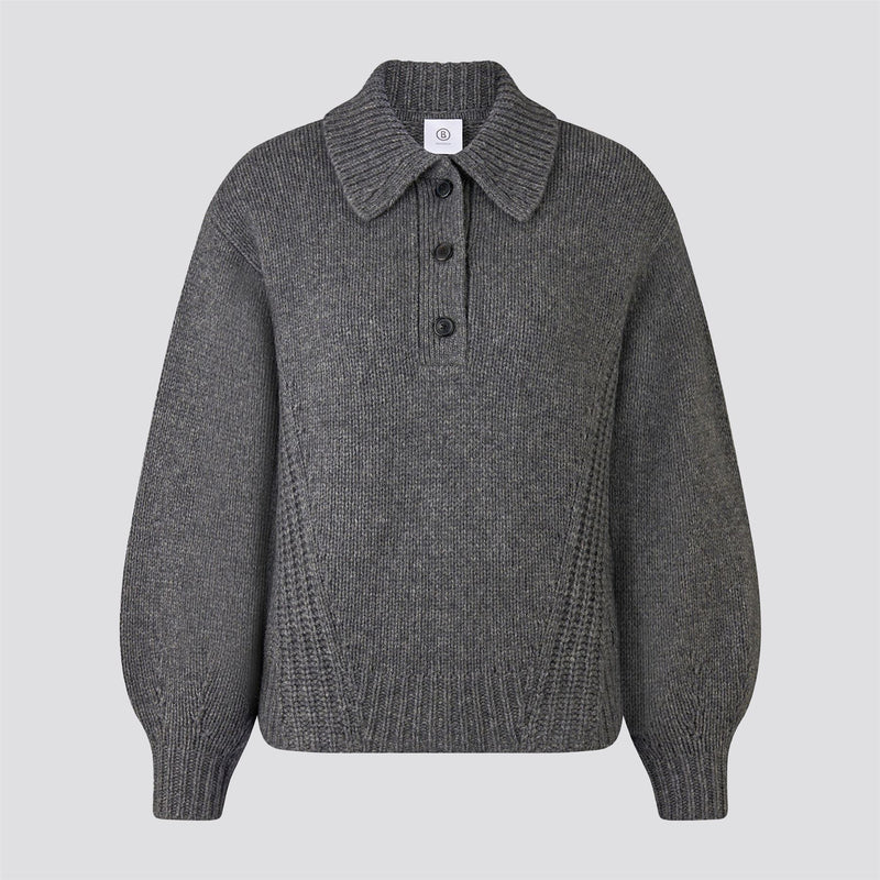 Womens Jojo Knit Sweater Grey