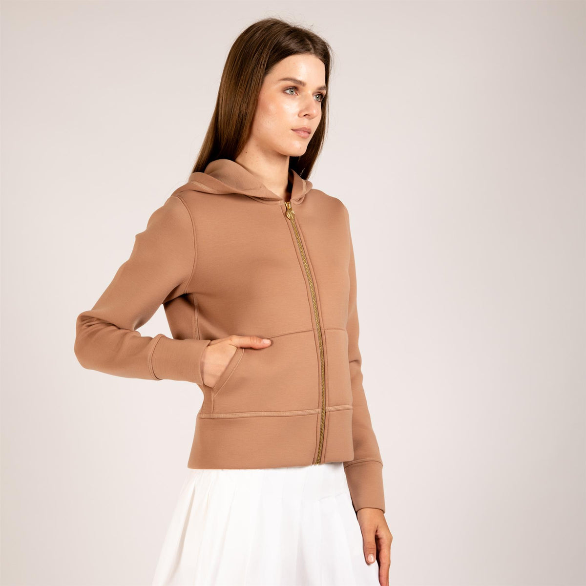 Womens Amelie Hoodie Sand