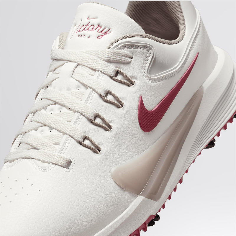Victory Pro 4 Golf Shoes Summit White/Team Red/Taupe Gray