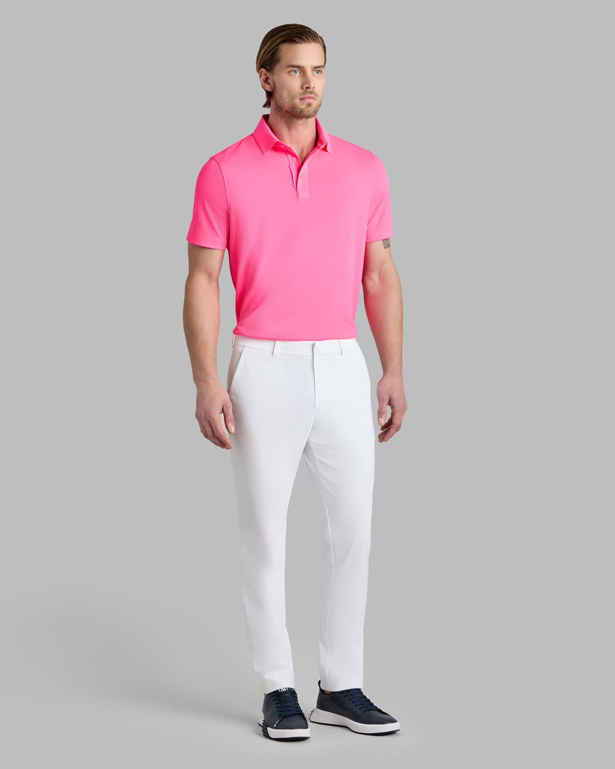 Essential Performance Pique Polo Knockout Pink