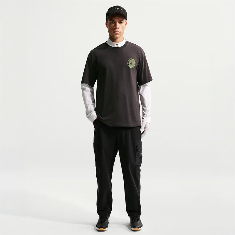 Loose Fit Golf T-Shirt Off Noir