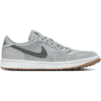 AIR JORDAN 1 LOW G（white-gray） Nike Air Jordan 1 Low G Wolf Grey/Iron Grey-White-Gum Med
