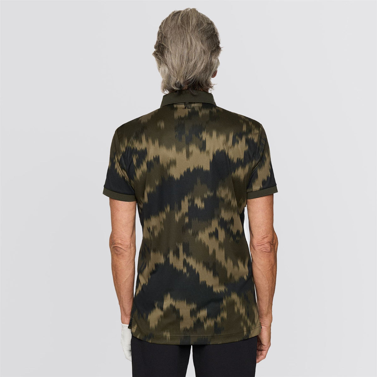 Tour Tech Print Polo Warp Forest