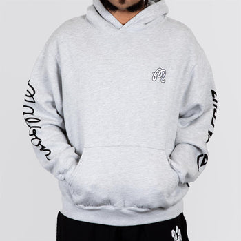 Malbon x Santa Cruz Fesque Screaming Hand Hoodie Heather Grey