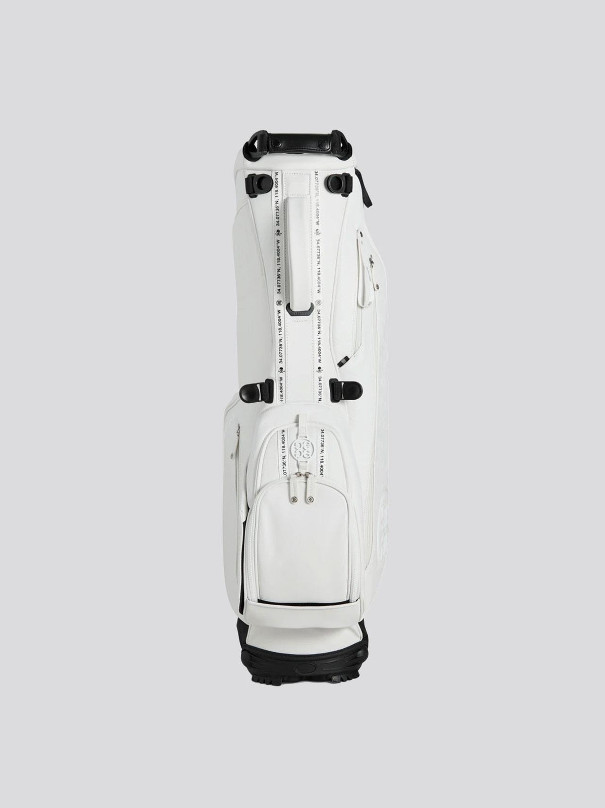Embossed Skull & Tees Daytona Carry Golf Bag Snow