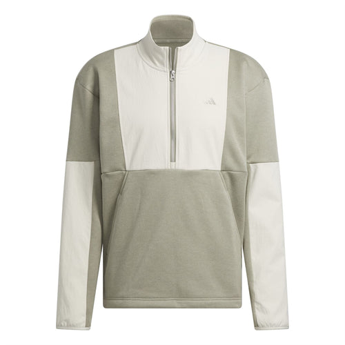 Go-To Half Zip Hybrid Jacket Silver Pebble - AW24