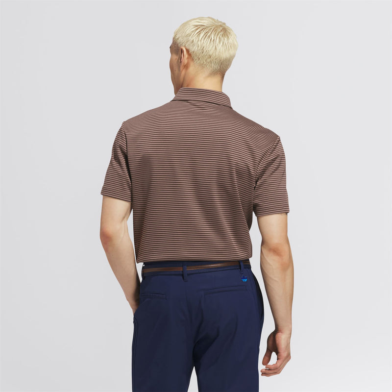 Originals Stripe Pique Polo Trace Brown/Dark Brown