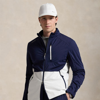Ralph Lauren RLX Full Zip Woven Windbreaker Jacket Refined Navy