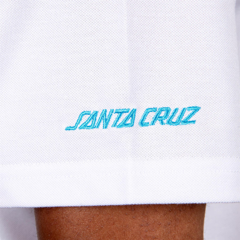 x Santa Cruz Fairway Polo White