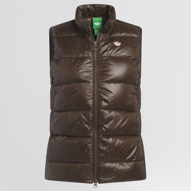 Womens Originals Down Vest Dark Brown