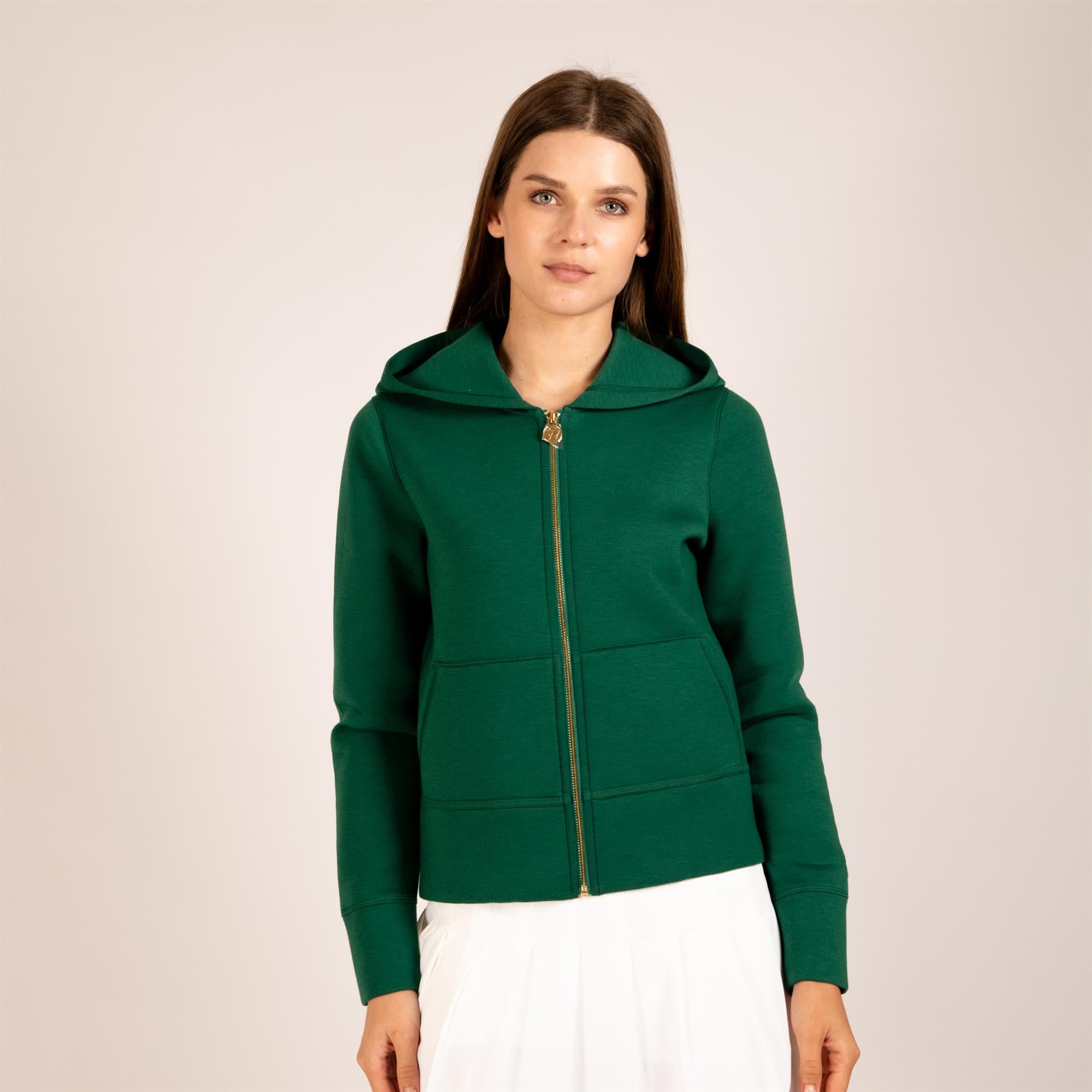 Womens Amelie Hoodie Grass Green