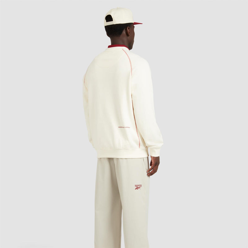 x Reebok Organic Course Pullover Chalk
