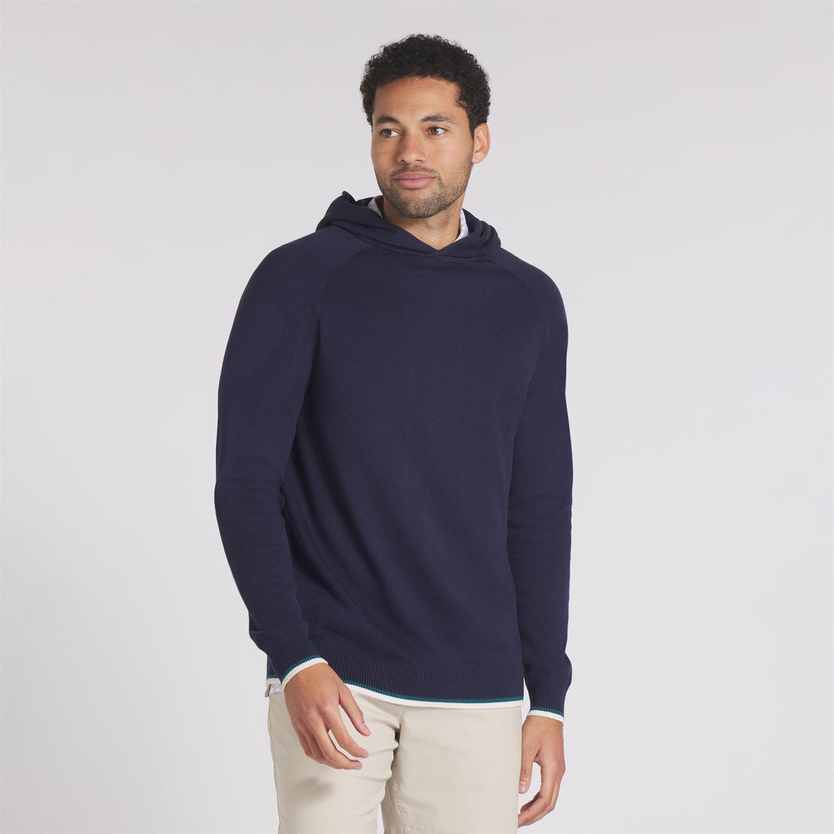 x AP Knit Hoodie Deep Navy