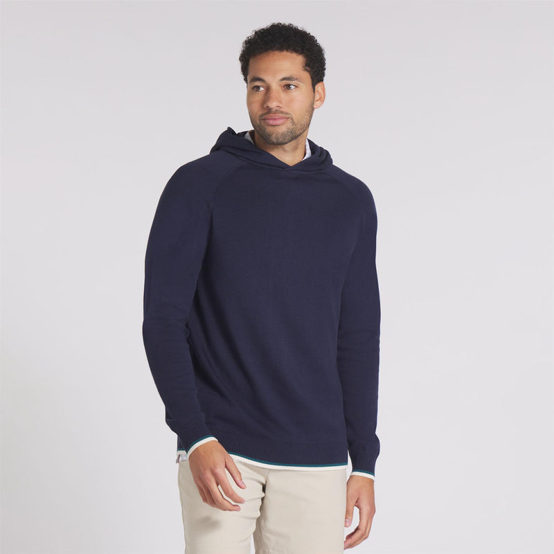 x AP Knit Hoodie Deep Navy