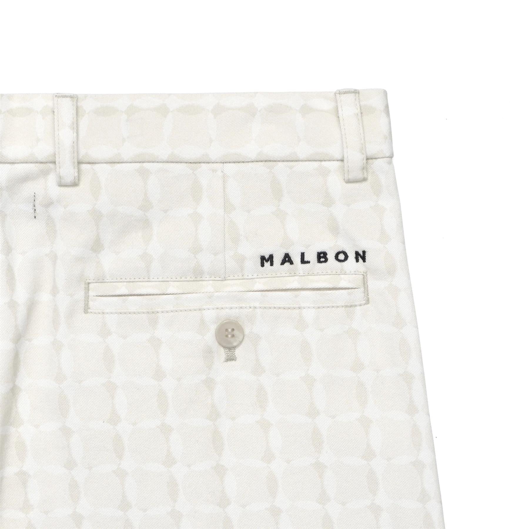 Malbon Golf Rattan Chino Pant Blanc | TRENDYGOLFUSA.COM