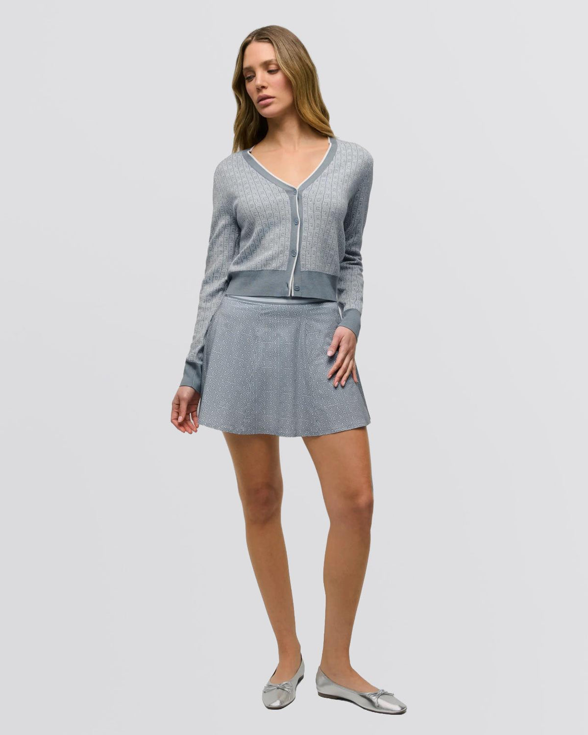 Womens Pathfinder Phoenix Flare Skirt Bluestone