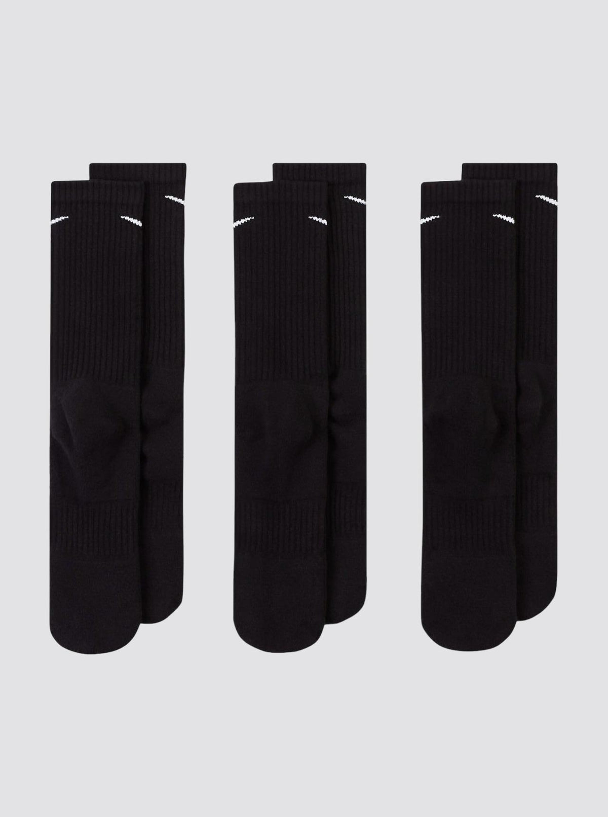 Everyday Cushioned Crew Socks Black